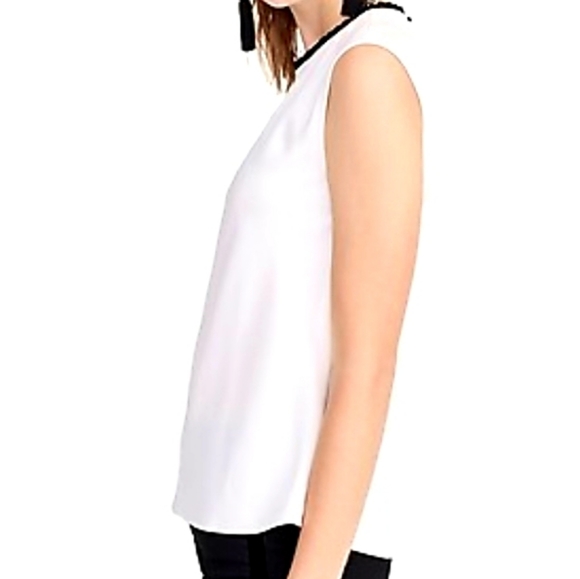 JCrew Ruffle Neck Tank - Picture 6 of 7